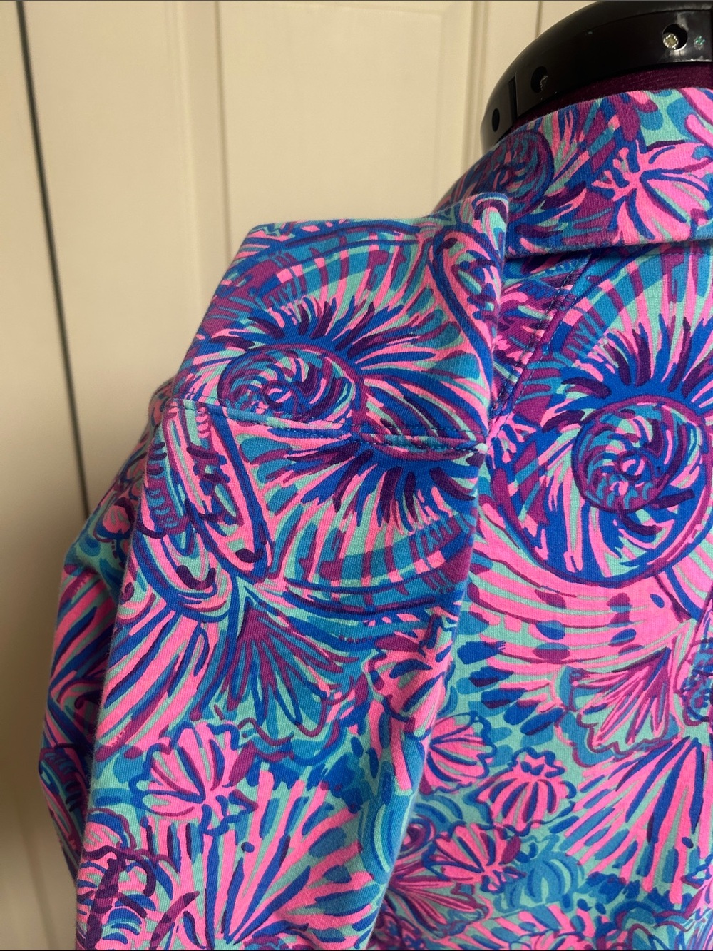 Lilly Pulitzer Ports Dress -Turquoise Oasis Shelleidoscope - Size XS - Picture 7 of 9